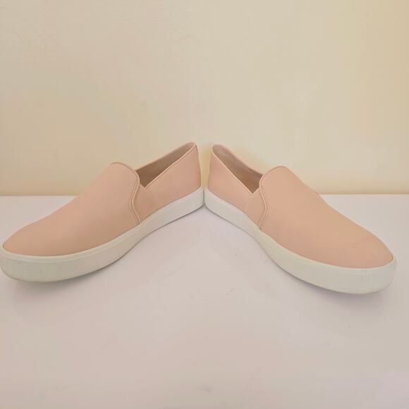 Vince Women's Pink Blair 5 Slip-On Leather Sneakers Shoe Loafers Size 7 - Picture 5 of 8